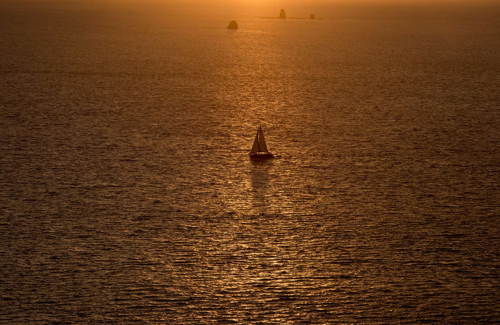 Sunset over the Pacific off Las Catalinas, Guanacaste